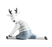 MEILVMEIJI Statuette Statua Cartoon Split Cervo Resina Ornamenti Casa