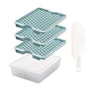 MEILVMEIJI Vassoio rotondo a forma di cubo, con coperchio e scatola, per raffreddare bevande