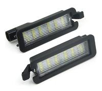 Meimeier 2pcs 18-LED CAN-bus senza errori bianco 12V-24V per Dodge Charger Challenger Pacifica Jeep Compass RAM 1500 lampada targa