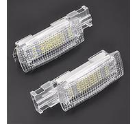 Meimeier Accessori Auto LED Specchietto Interno Parasole con Luce per Lettura per VW Golf 4 5 6 7 Passat B5 B6 B7 Tiguan Beetle EOS Scirocco 3 Sharan