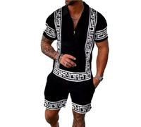 MEIMIYI camicia ginnastica monocolore uomo pantaloni sportivi uomo t-shirt per set uomo tuta streatwear uomo tuta sportiva uomo tshirt set casual uomo A-06 L