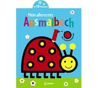 Mein allererstes Ausmalbuch (Marienkäfer): Fördere die Motorik und die Kreativität deines Kindes mit diesem Malbuch ab 18 Monaten.