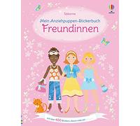 Mein Anziehpuppen-Stickerbuch: Freundinnen: über 400 Sticker, davon viele mit Glitzer