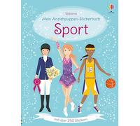 Mein Anziehpuppen-Stickerbuch: Sport: Mit 250 Stickern