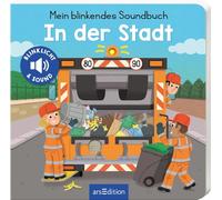 Mein blinkendes Soundbuch - In der Stadt: Sound mit 1 LED | Die innovative Soundreihe für kleine Fahrzeugfans ab 12 Monaten
