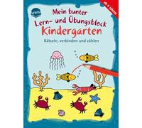 Mein bunter Lern- und Übungsblock Kindergarten. Rätseln, verbinden und zählen: Farbiger Rätselblock für Kinder ab 4 Jahren