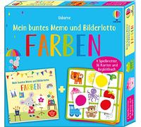 Mein buntes Memo und Bilderlotto: Farben: mit 36 Karten, 4 Spielbrettern und Begleitbuch