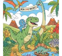 Mein Dino Malbuch: 50 tolle Motive zum ausmalen