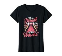 Mein Dirndl Ist in der wäsche Maglietta