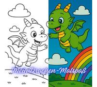 Mein Drachen-Malspaß: Ein liebevoll gestaltetes Ausmalbuch mit niedlichen Drachen für Kinder ab 5 Jahren