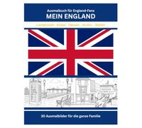 Mein England Malbuch: Ausmalbuch für England-Fans