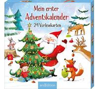 Mein erster Adventskalender: 24 Vorlesekarten | Hochwertige Kartenbox mit 24 stabilen Pappkarten für ersten Vorlesespaß im Advent