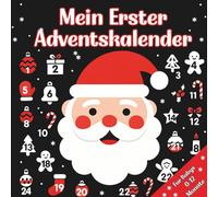 Mein Erster Adventskalender: Weihnachten Kontrastbuch für Babys 0-12 Monate