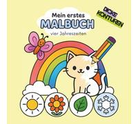 Mein erstes Ausmalbuch für Kinder ab 2 Jahren - Einfaches Malbuch mit dicken Konturen: Allererstes Malbuch für Kleinkinder von 2 bis 3 Jahren | Große, einfache Motive