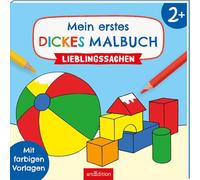Mein erstes dickes Malbuch ab 2 - Lieblingssachen: Mit farbigen Vorlagen