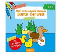 Mein erstes dickes Malbuch Bunte Tierwelt