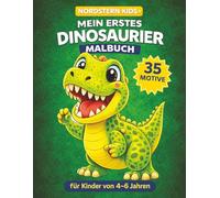 Mein erstes Dinosaurier Malbuch: Große, einfache Dino-Motive für Kinder von 4-6 Jahren | Mit extra dicken Linien | Perfekt für Kindergarten