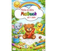 Mein erstes Malbuch: Tier-Malbuch für Kinder ab 1 Jahr