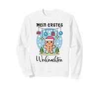 Mein Erstes Weihnachten Omino Zenzero Inverno Natale Felpa