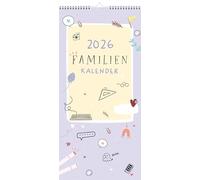 Mein Familien-Kalender 2026: Aufschreiben, abhaken, glücklich sein!: Praktischer Wandkalender 2026 mit 6 Terminspalten für Familienorganisation & Überblick im Alltag - 23,3 x 49,4 cm
