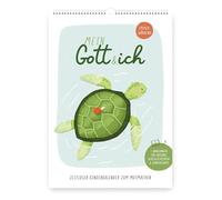 Mein Gott und ich: Zeitloser Kinderkalender zum Mutmachen: Ermutigende Bibelwahrheiten mit niedlichen, liebevollen Illustrationen, Beispielen für Bibelgeschichten und Kinderlieder auf der Rückseite