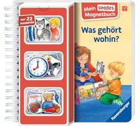 Mein großes Magnetbuch - Was gehört wohin?: Mit 22 Magneten