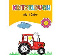 Mein großes Malbuch für Kleinkinder: Kritzelbuch ab 1 Jahr mit 60 niedlichen Motiven - Fördert Kreativität, Feinmotorik und Konzentration