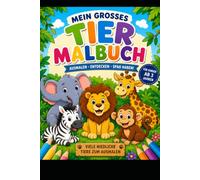 Mein Großes Tier Malbuch