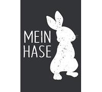 Mein Hase: Ostern Notizbuch - Ostern Geschenk für Osterhasen - 120 linierte Seiten | DINA5 | Oster Geschenkidee für Osterneste mit Ostereier | Geschenk zu Ostern