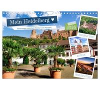 Mein Heidelberg - Unterwegs zwischen Neckar und Altstadt (Wandkalender 2026 DIN A4 quer), CALVENDO Monatskalender: Heidelberg, die charmante Stadt am ... Kultur und Natur auf einzigartige Weise.
