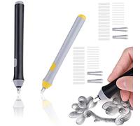 Mein HERZ 2 Set Gomma Elettrica di Schizzo Dell'artista,Gomma da Cancellare a Penna, Include 44 Gomme Ricambiabili Addizionali (20 con Diametro da 2,3 mm e 22 da 5 mm), Nero+Gray