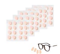 Mein HERZ 【40Paia】 Naselli in Schiuma Morbida, Naselli Autoadesivi Antiscivolo Naselli Sottili Naselli, per Occhiali Occhiali da Sole (Colore della pelle)