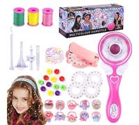 Mein HERZ Macchina per Trecce Capelli Kit Brillantini Capelli Macchina Strass Capelli Macchina per intrecciare i capelli Elettrica Kit Capelli Bambina Macchina Capelli Diamante