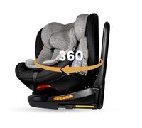 MEIN I-Size Seggiolino Auto 0-36 kg Isofix per 40-150 cm Seggiolino Auto Girevole a 360° con Seduta Reclinabile e Cintura di Sicurezza 5 Punti Gruppo 0+ 1/2/3 ca. 0-12 anni