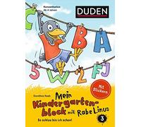 Mein Kindergartenblock mit Rabe Linus (3): So schlau bin ich schon!: Mit Stickern