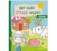 Mein kleines Sticker-Malbuch. Bauernhof: Stickern und Malen für Kinder ab 4 Jahren