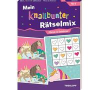 Mein knallbunter Rätselmix. Pferde & Einhörner: Rätselspaß für Kindergarten-Kids.