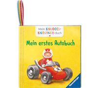 Mein Knuddel-Knautsch-Buch: Mein erstes Autobuch; weiches Stoffbuch, waschbares Badebuch, Babyspielzeug ab 6 Monate