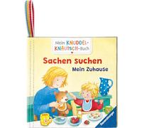 Mein Knuddel-Knautsch-Buch: Sachen suchen. Zuhause; weiches Stoffbuch, waschbares Badebuch, Babyspielzeug ab 6 Monate