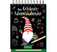 Mein Kritzkratz-Adventskalender: 24 zauberhafte Motive zum Freikratzen, für Kinder ab 5 Jahren