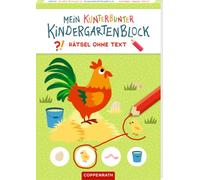 Mein kunterbunter Kindergartenblock: Rätsel ohne Text (Bauernhof)