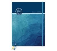 Mein Lehrerplaner A4+ "live - love - teach" - ozeanblau - Lehrerkalender für das Schuljahr 2020/2021 - Schulplaner für LehrerInnen: inklusive 8 Stickerbogen, Dreieckstasche und 24 perforierten Seiten