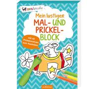 Mein lustiger Mal- und Prickelblock: Mit 40 Prickelmotiven zum Ausmalen | Bastelspaß ab 4 Jahren zum Selbermachen und Dekorieren