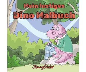 Mein lustiges Dino Malbuch: 30 süße & witzige Dinosaurier-Motive!
