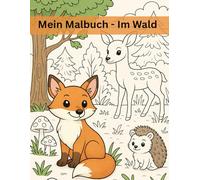 Mein Malbuch - Im Wald
