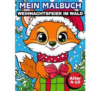 Mein Malbuch Weihnachtsfeier im Wald