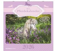 Mein Pferdekalender 2026 - Broschürenkalender 30x30 cm (30x60 geöffnet) - Kalender mit Platz für Notizen - Bildkalender - Wandplaner - Wandkalender