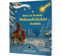 Mein Puste-Licht-Buch: Wenn im Dunkeln Weihnachtslichter funkeln: Mitmachbuch mit Pustelicht für Kinder ab 18 Monaten - perfektes Geschenk für Weihnachten