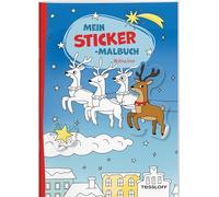 Mein Sticker-Malbuch. Weihnachten: Mit über 30 passgenauen Stickern