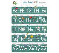 Mein Tafel-ABC in Druckschrift: Lernposter DINA3